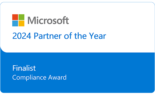 Microsoft Partner of the Year Compliance Finalist 2024